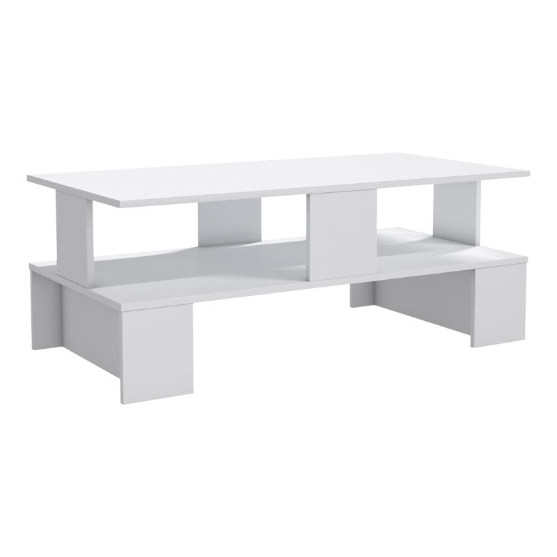 Τραπέζι σαλονιού Olly  λευκό 120x60x47εκ - Pakobazaar