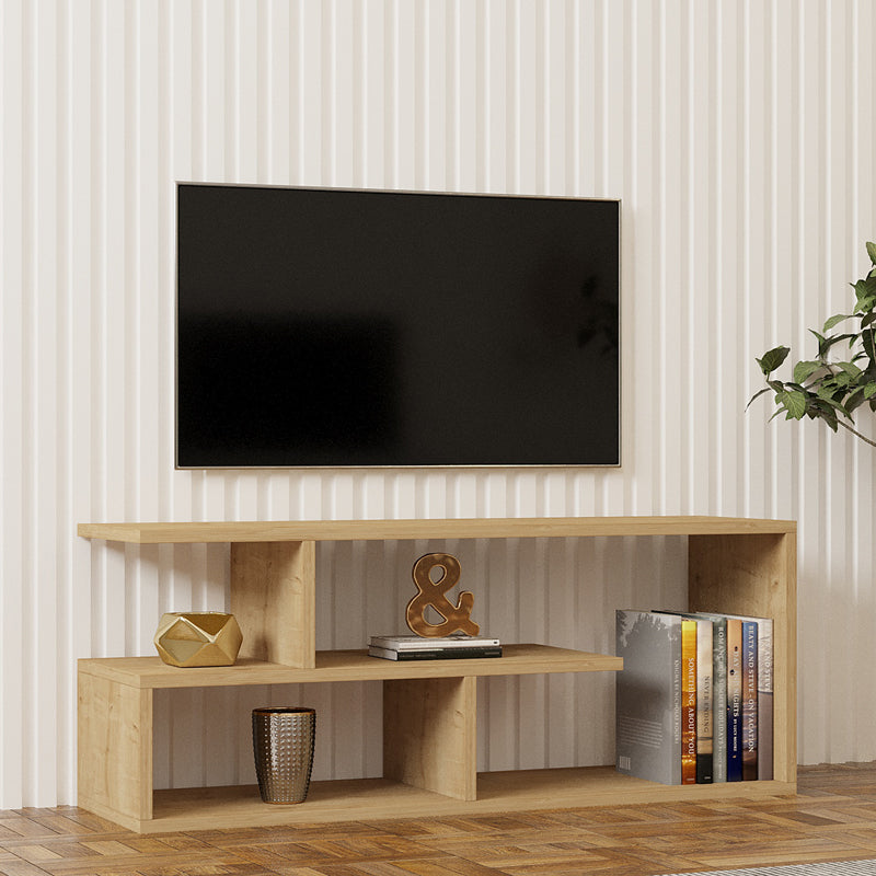Έπιπλο τηλεόρασης Waldo  φυσικό μελαμίνης 100x29,5x40εκ - Image 2