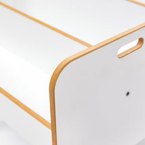 Ραφιέρα Dovere  λευκό mdf 56x34x55εκ - Pakobazaar