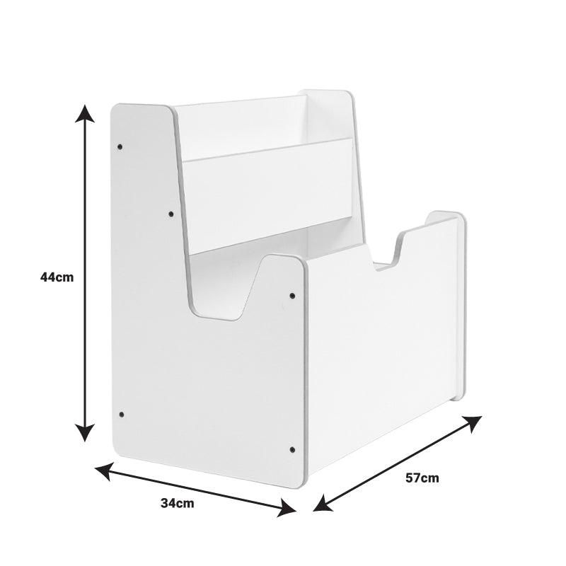 Ραφιέρα Crane  λευκό mdf 57x34x55εκ - Pakobazaar