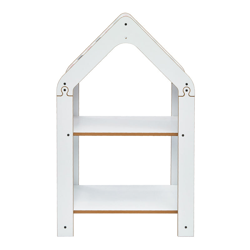 Ραφιέρα τ. Montessori Zoilen  λευκό-ροζ mdf 50x30x80εκ - Pakobazaar