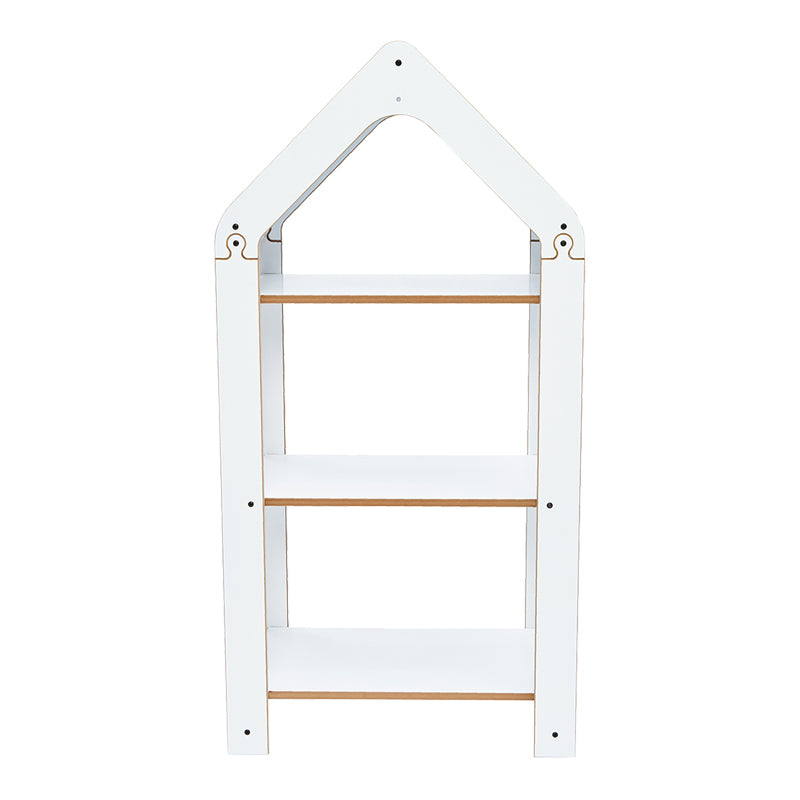 Ραφιέρα τ. Montessori Zoilen I  λευκό-μπλε mdf 50x30x100εκ - Image 3