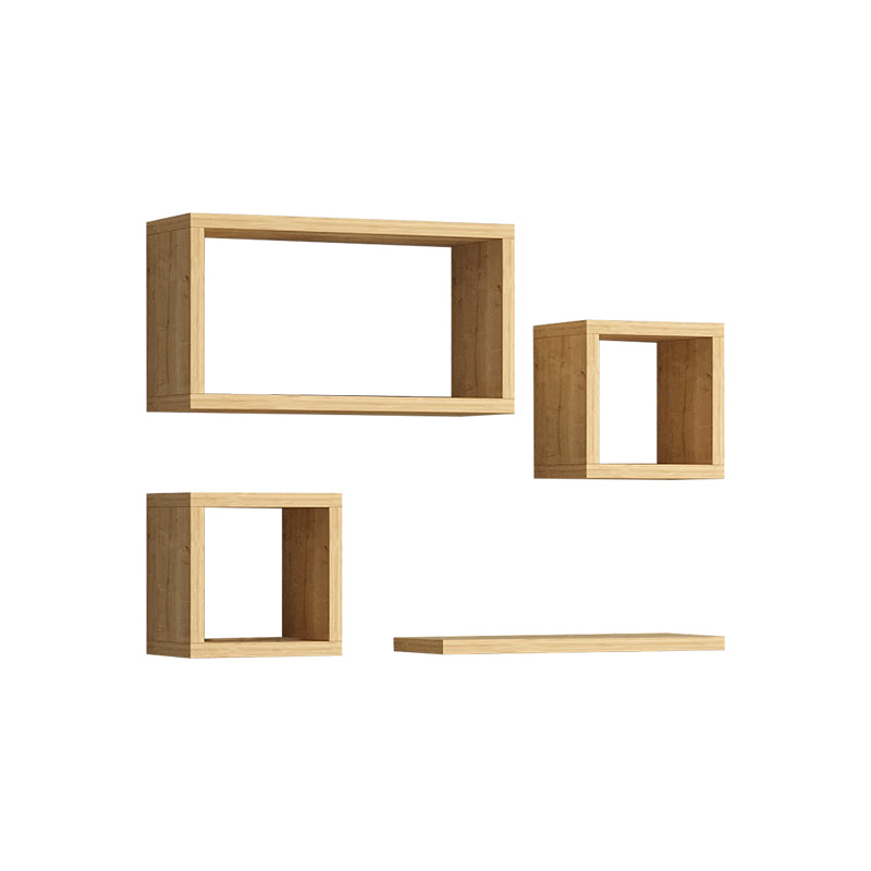 Ραφιέρα Babine  μελαμίνη σε oak απόχρωση 84x15x44εκ - Image 1