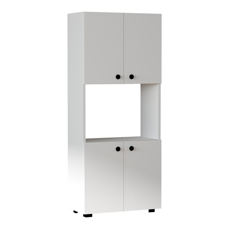 Στήλη Guzel  σε λευκή απόχρωση 60x31.4x140εκ - Pakobazaar