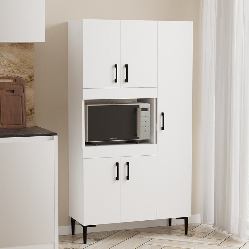 Ντουλάπια κουζίνας Defne  σε λευκή απόχρωση 89x37.5x160εκ - Image 2