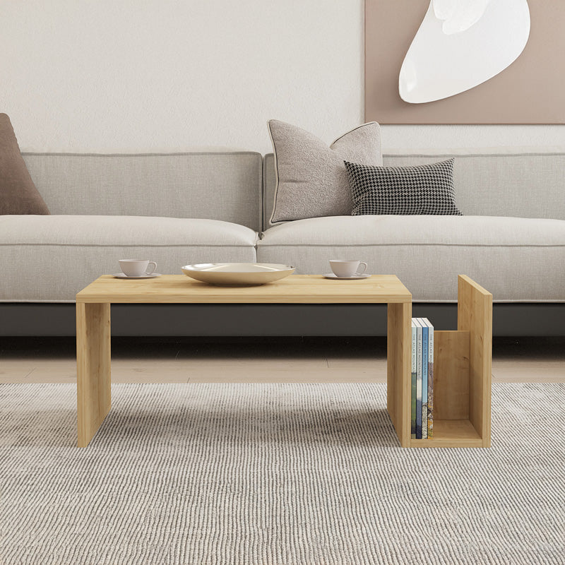 Τραπέζι σαλονιού Poko  σε oak απόχρωση 86.8x50x32,4εκ - Pakobazaar