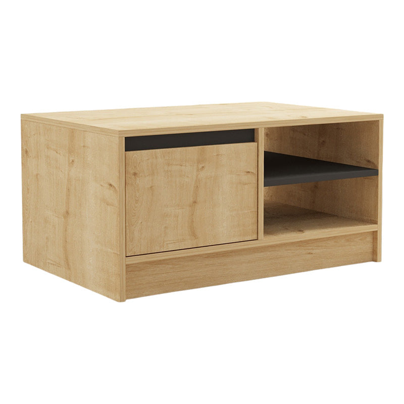 Τραπέζι σαλονιού Narli  σε oak απόχρωση 90x60x45εκ
