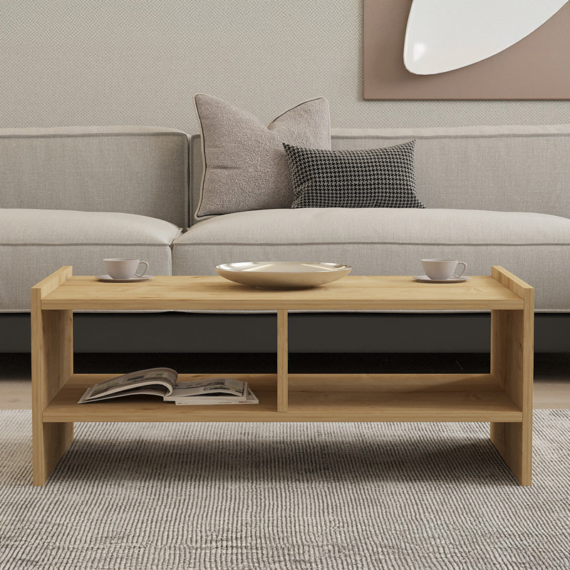 Τραπέζι σαλονιού Tiena  σε oak απόχρωση 90x50x35εκ - Pakobazaar
