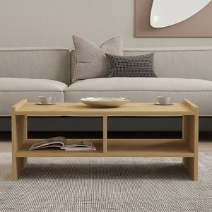 Τραπέζι σαλονιού Tiena  σε oak απόχρωση 90x50x35εκ - Pakobazaar