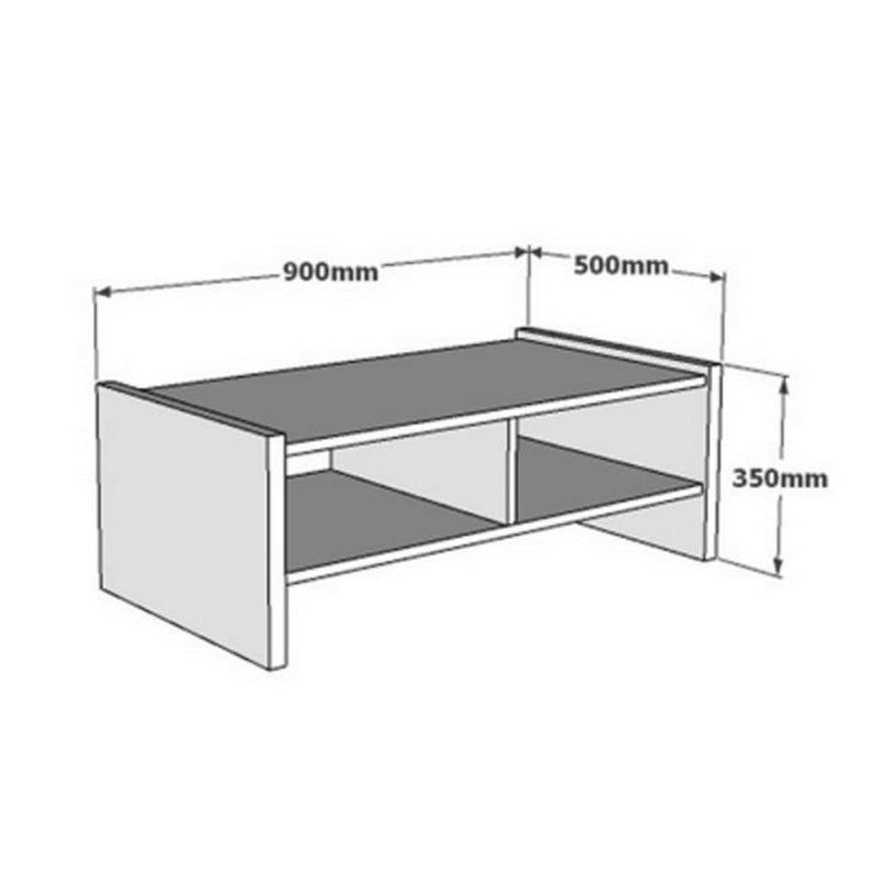 Τραπέζι σαλονιού Tiena  σε oak απόχρωση 90x50x35εκ - Pakobazaar
