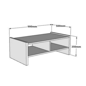 Τραπέζι σαλονιού Tiena  σε oak απόχρωση 90x50x35εκ - Pakobazaar