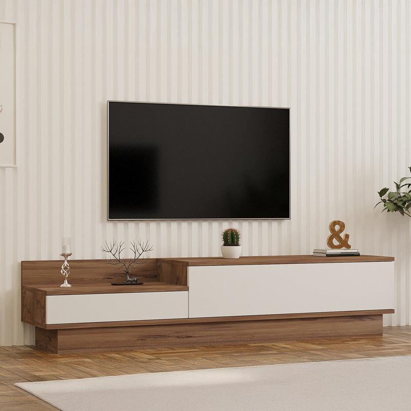 Έπιπλο τηλεόρασης Eclipse  σε κρεμ-oak απόχρωση 160x35x35εκ - Pakobazaar