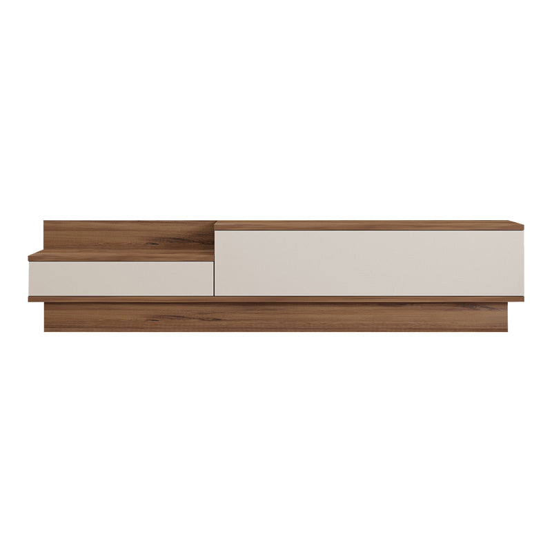 Έπιπλο τηλεόρασης Eclipse  σε κρεμ-oak απόχρωση 160x35x35εκ - Pakobazaar