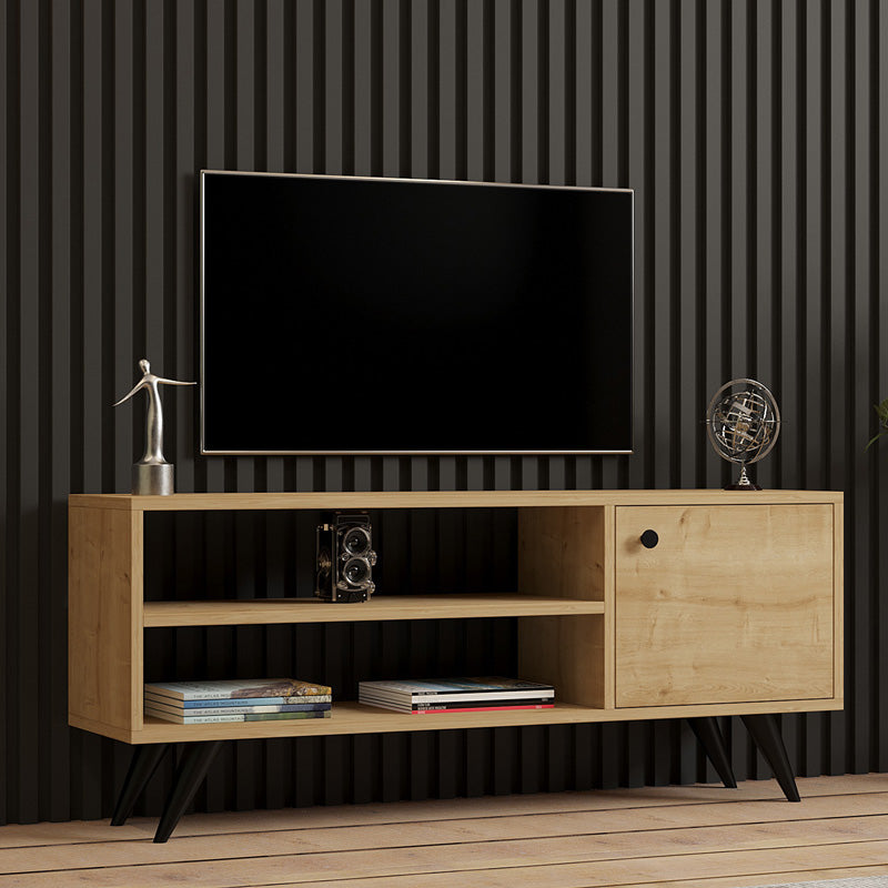 Έπιπλο τηλεόρασης Wison  σε oak απόχρωση 120x29x50εκ - Pakobazaar