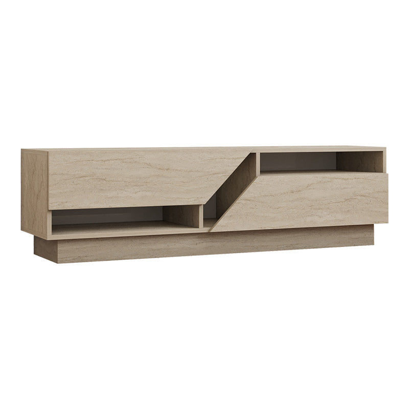 Έπιπλο τηλεόρασης Cogo  σε όψη τραβερτίνας 160x40x45εκ - Pakobazaar