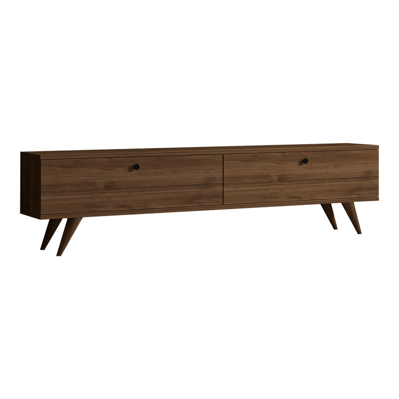 Έπιπλο τηλεόρασης Jate  σε καρυδί απόχρωση 160x25x40εκ - Pakobazaar