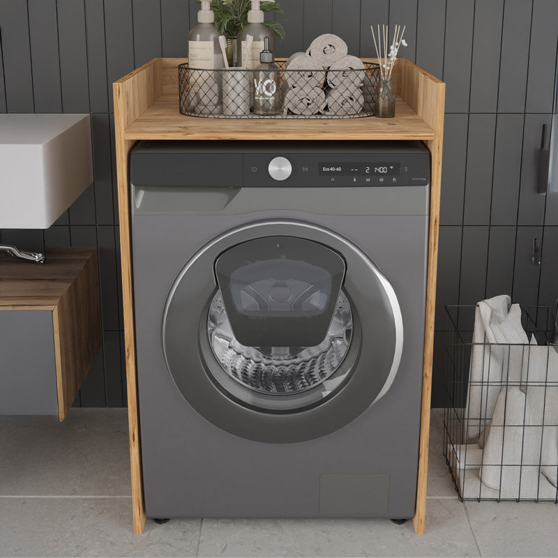 Έπιπλο πλυντηρίου Cuci  σε oak απόχρωση 60x62x99εκ - Pakobazaar
