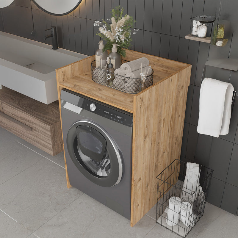 Έπιπλο πλυντηρίου Cuci  σε oak απόχρωση 60x62x99εκ - Pakobazaar