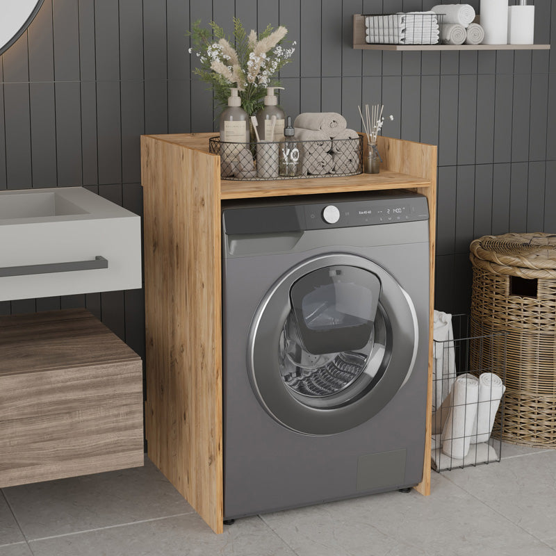 Έπιπλο πλυντηρίου Cuci  σε oak απόχρωση 60x62x99εκ - Pakobazaar