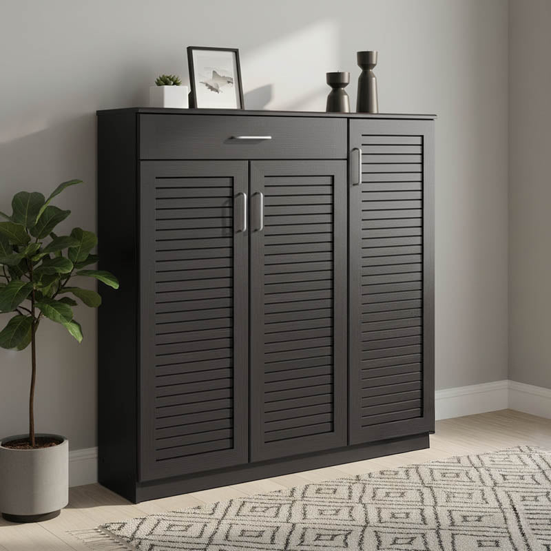 Παπουτσοθήκη-ντουλάπι SANTE  30 ζεύγων χρώμα wenge 120x37x123εκ - Pakobazaar