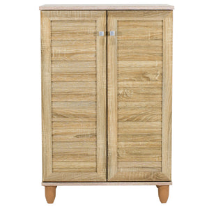 Παπουτσοθήκη-ντουλάπι SANTO  10 ζεύγων χρώμα sonoma 60x34,5x91,5εκ - Image 5