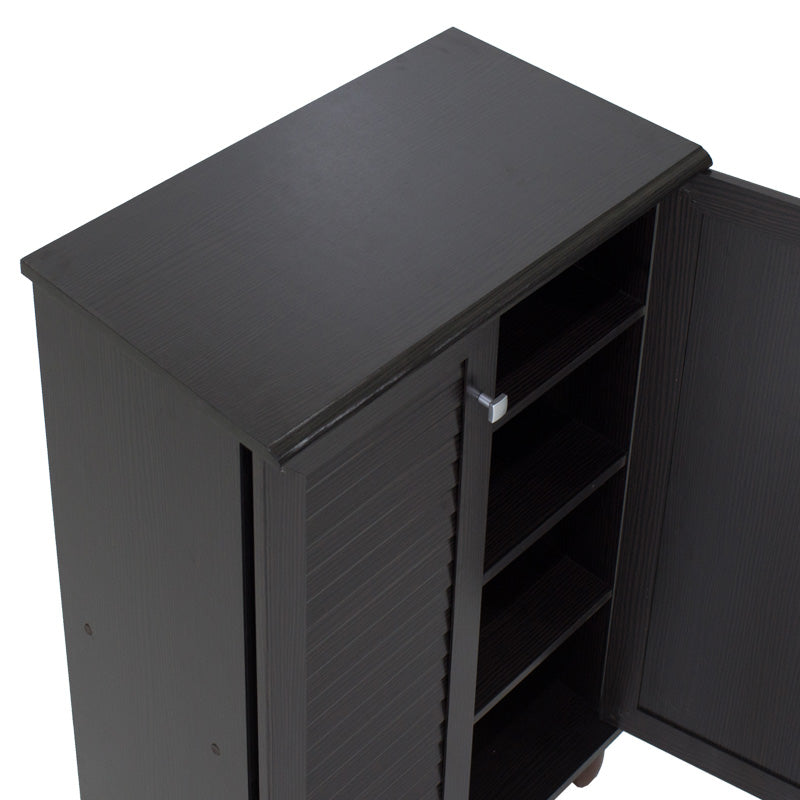 Παπουτσοθήκη-ντουλάπι SANTO  10 ζεύγων χρώμα wenge 60x34,5x91,5εκ - Pakobazaar