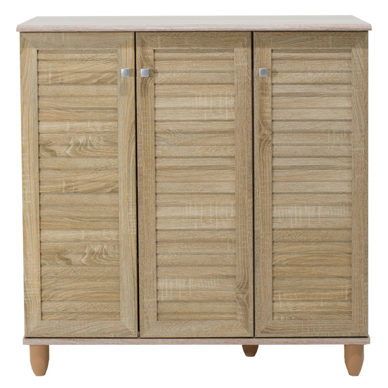 Παπουτσοθήκη-ντουλάπι SANTO  16 ζεύγων χρώμα sonoma 89,5x34,5x91,5εκ - Pakobazaar