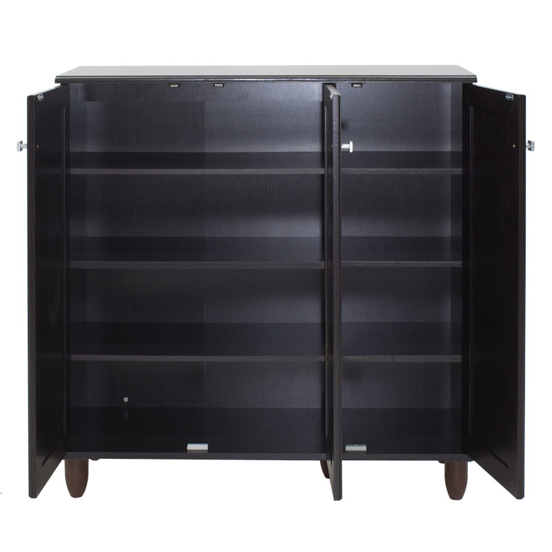 Παπουτσοθήκη-ντουλάπι SANTO  16 ζεύγων χρώμα wenge 89,5x34,5x91,5εκ - Pakobazaar