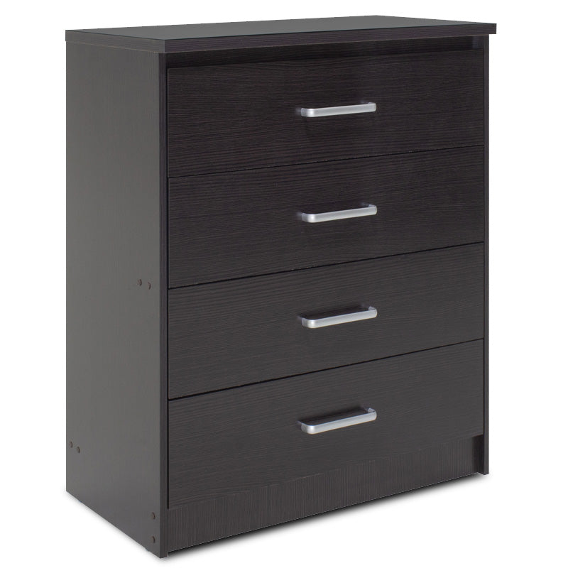 Συρταριέρα OLYMPUS  με 4 συρτάρια χρώμα wenge 80x40x95εκ - Pakobazaar