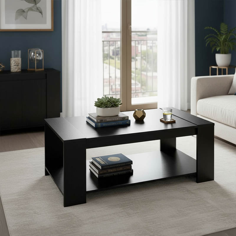 Τραπέζι σαλονιού OLYMPUS  χρώμα wenge 110x51x42,5εκ - Pakobazaar