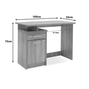 Γραφείο εργασίας Looney  χρώμα castillo-μπλε 100x55x75εκ - Pakobazaar
