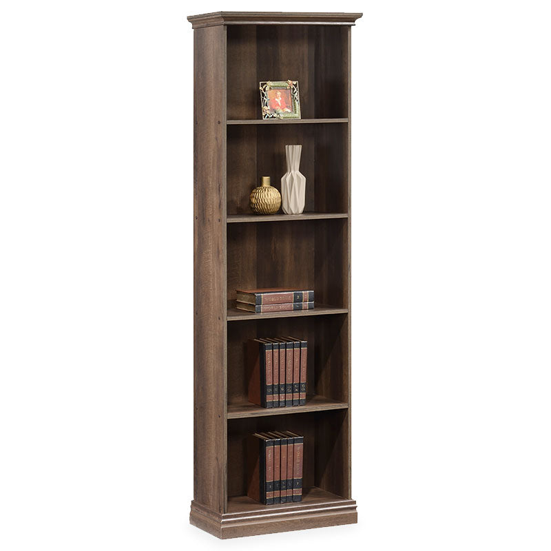 Βιβλιοθήκη Mozart  χρώμα καρυδί 60x34,5x202,5εκ - Pakobazaar