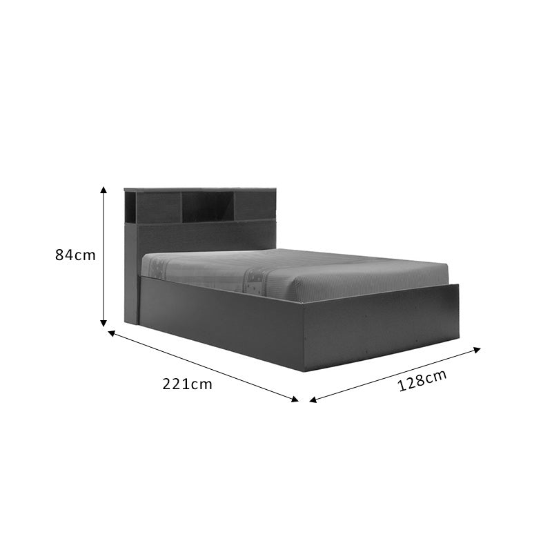 Κρεβάτι OLYMPUS  σε χρώμα wenge 120x200εκ - Pakobazaar