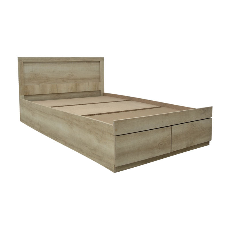 Κρεβάτι Olympus  με συρτάρι castillo-oak 100x200εκ - Pakobazaar
