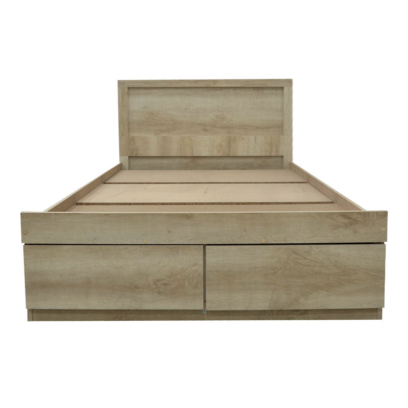 Κρεβάτι Olympus  με συρτάρι castillo-oak 100x200εκ - Pakobazaar