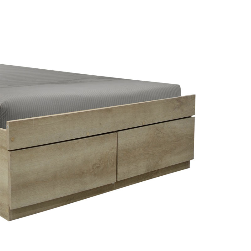 Κρεβάτι Olympus  με συρτάρι castillo-oak 100x200εκ - Pakobazaar