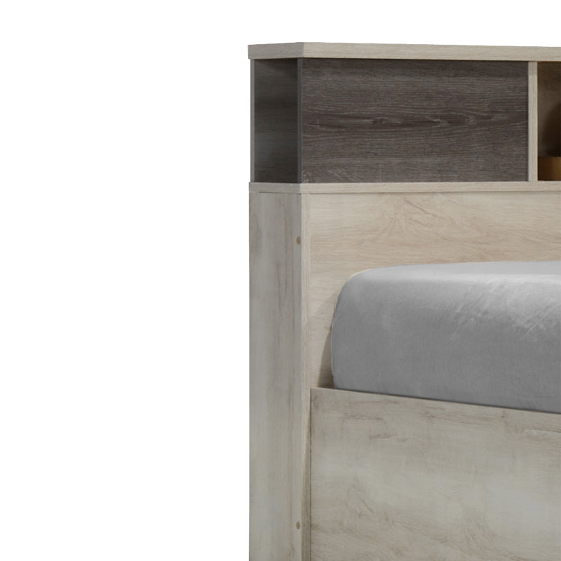 Κρεβάτι OLYMPUS  σε χρώμα castillo oak 140x200εκ - Image 3