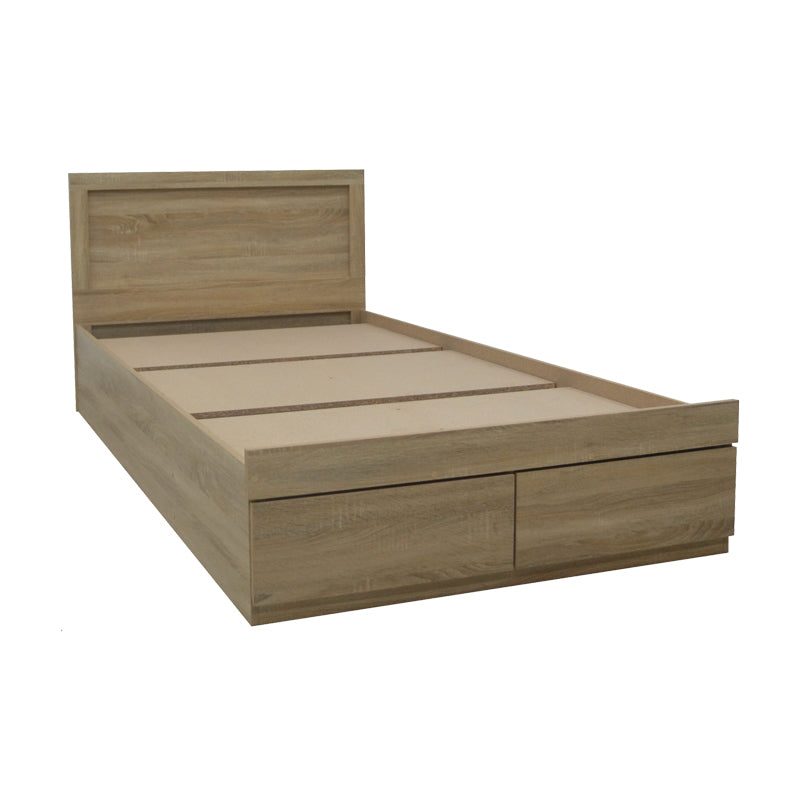 Κρεβάτι Olympus  με συρτάρι σε sonoma απόχρωση 100x200εκ - Pakobazaar
