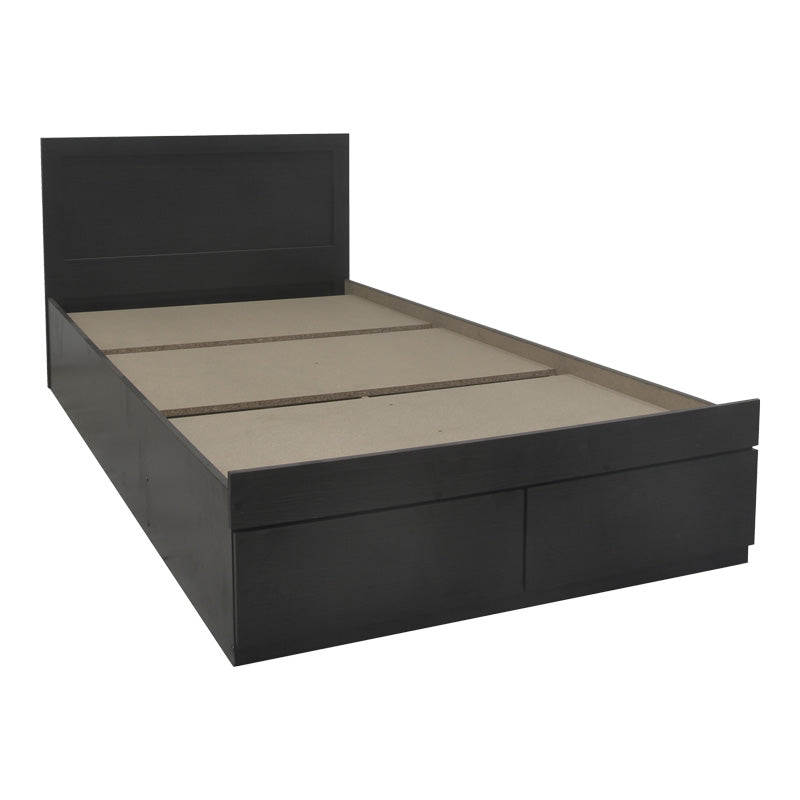Κρεβάτι Olympus  με συρτάρι σε wenge απόχρωση 140x200εκ - Pakobazaar