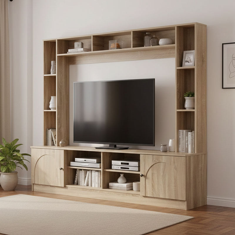 Σύνθετο σαλονιού Ambera  σε sonoma απόχρωση 200x40x171.5εκ