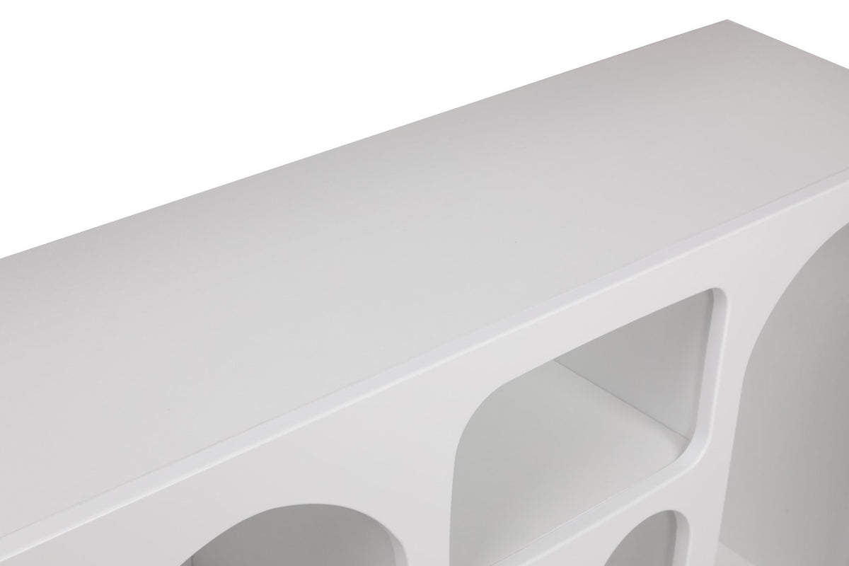 Κονσόλα Ostria Λευκό 120x37x74 εκ. Μελαμίνης
