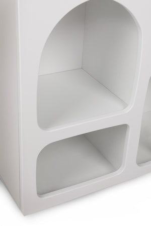 Κονσόλα Ostria Λευκό 120x37x74 εκ. Μελαμίνης