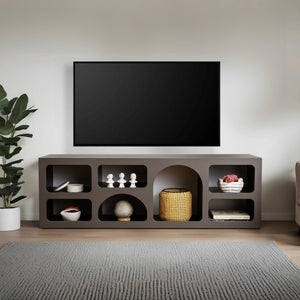 Κονσόλα Nas Ανθρακί 160x40x51 εκ. Μελαμίνης