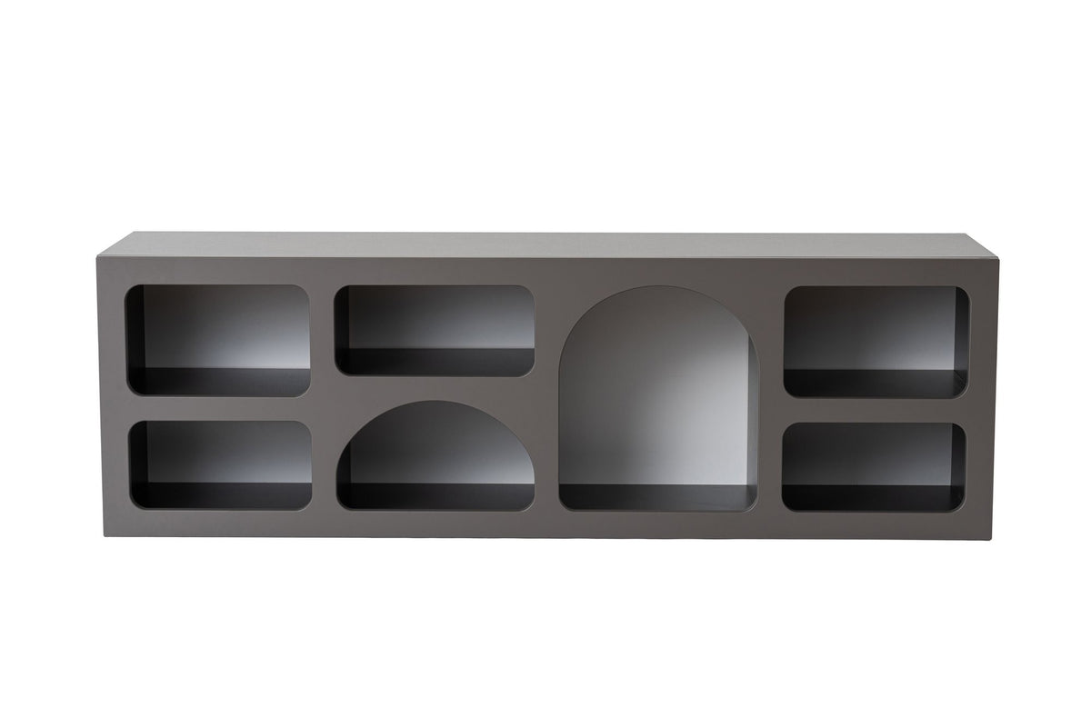Κονσόλα Nas Ανθρακί 160x40x51 εκ. Μελαμίνης