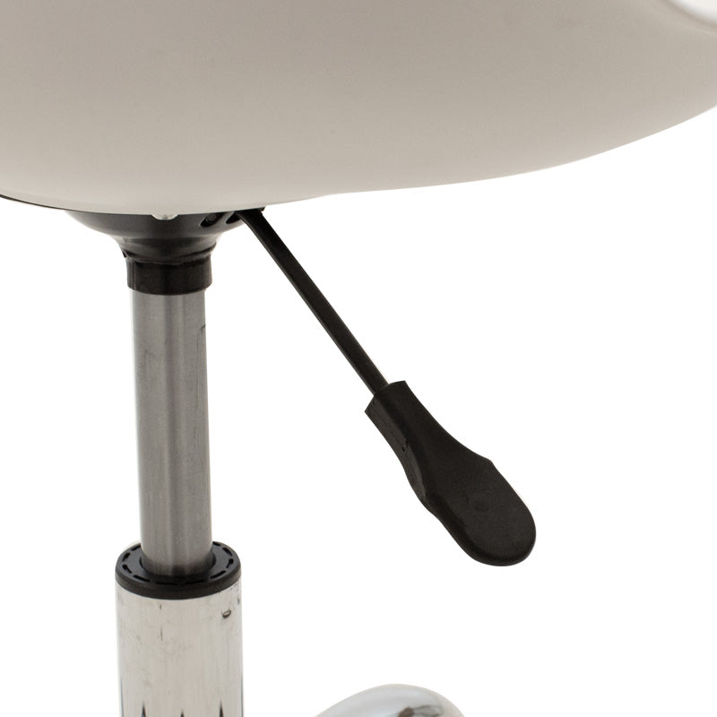 Καρέκλα γραφείου εργασίας Gaston II  PP-PU λευκό - Pakobazaar