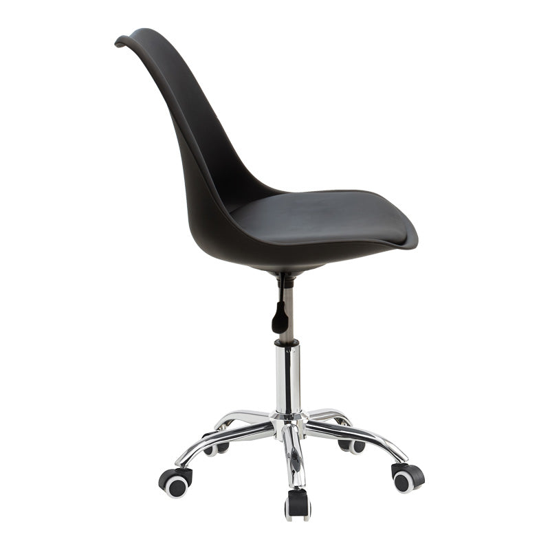 Καρέκλα γραφείου εργασίας Gaston II  PP-PU μαύρο - Image 4