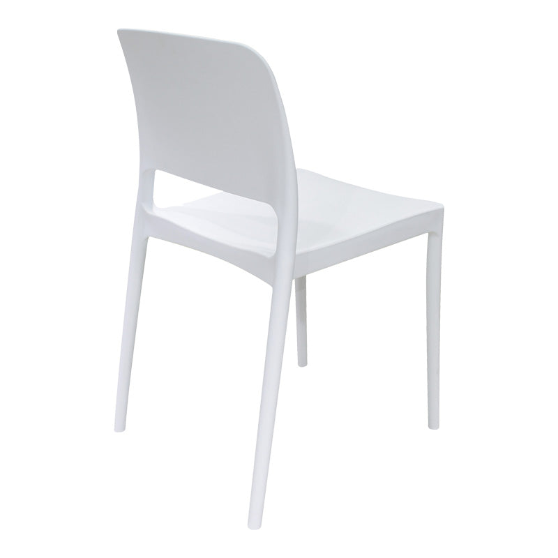 Καρέκλα Fenxy  pp σε λευκή απόχρωση 38x42x77εκ - Pakobazaar
