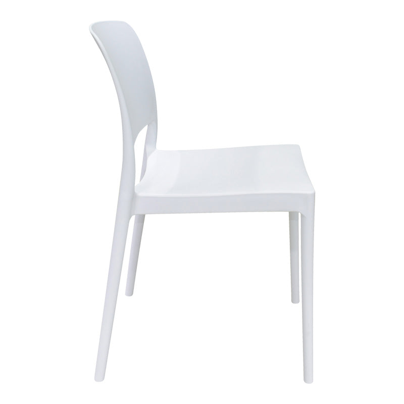 Καρέκλα Fenxy  pp σε λευκή απόχρωση 38x42x77εκ - Pakobazaar