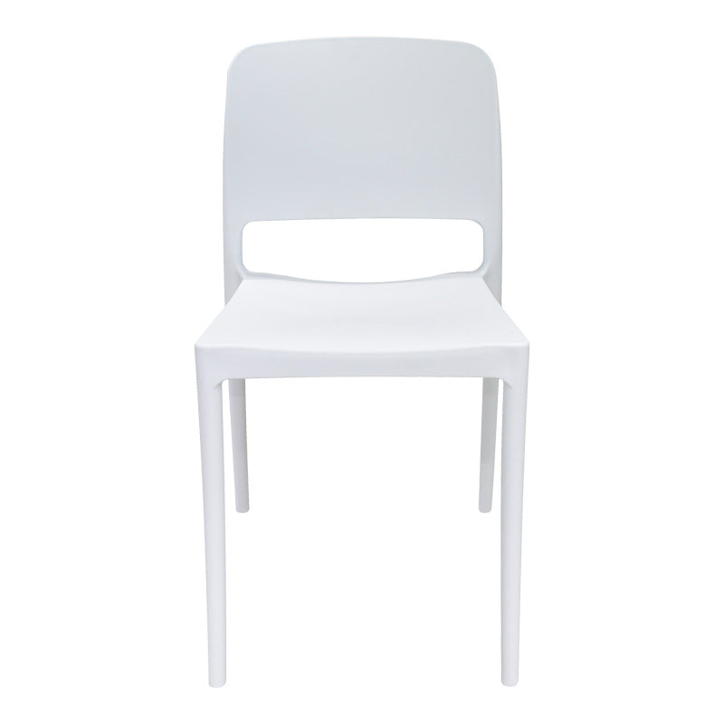 Καρέκλα Fenxy  pp σε λευκή απόχρωση 38x42x77εκ - Pakobazaar