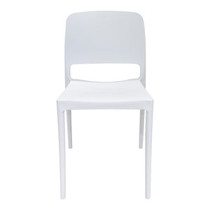 Καρέκλα Fenxy  pp σε λευκή απόχρωση 38x42x77εκ - Pakobazaar
